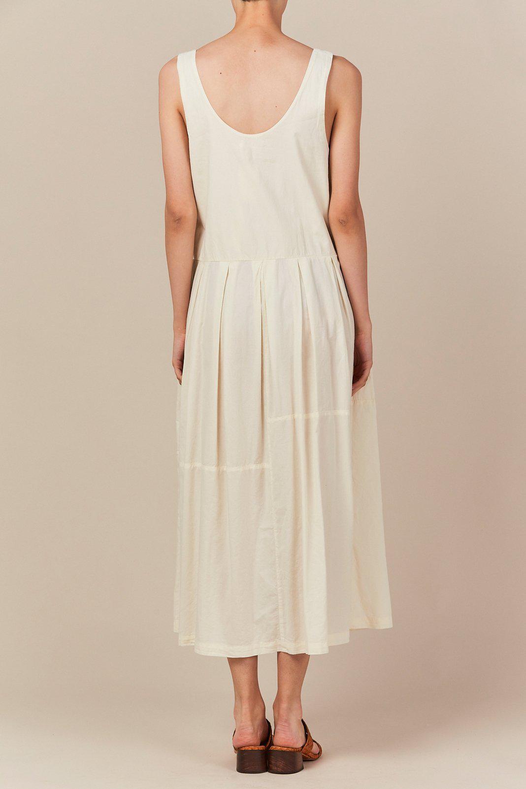 black crane patched dress