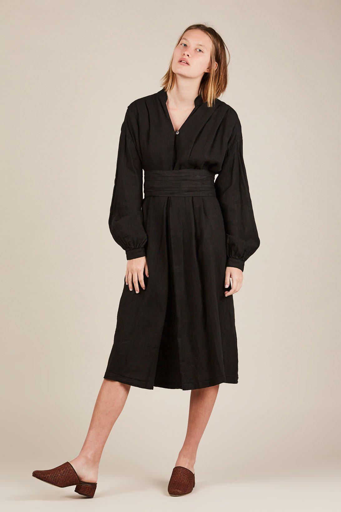 black crane poet dress