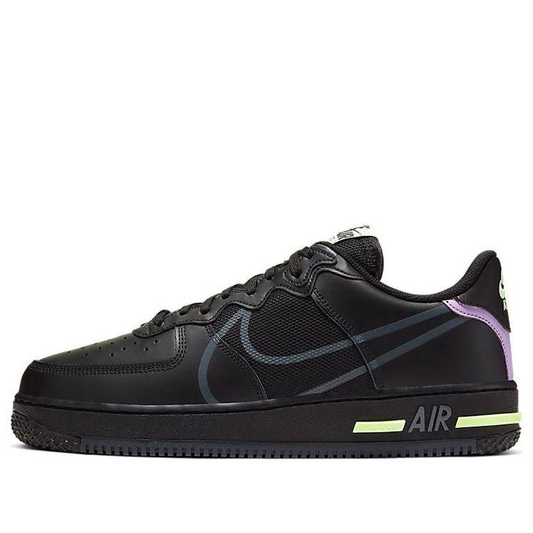 Nike Air Force 1 React 'violet Star' in Black for Men | Lyst