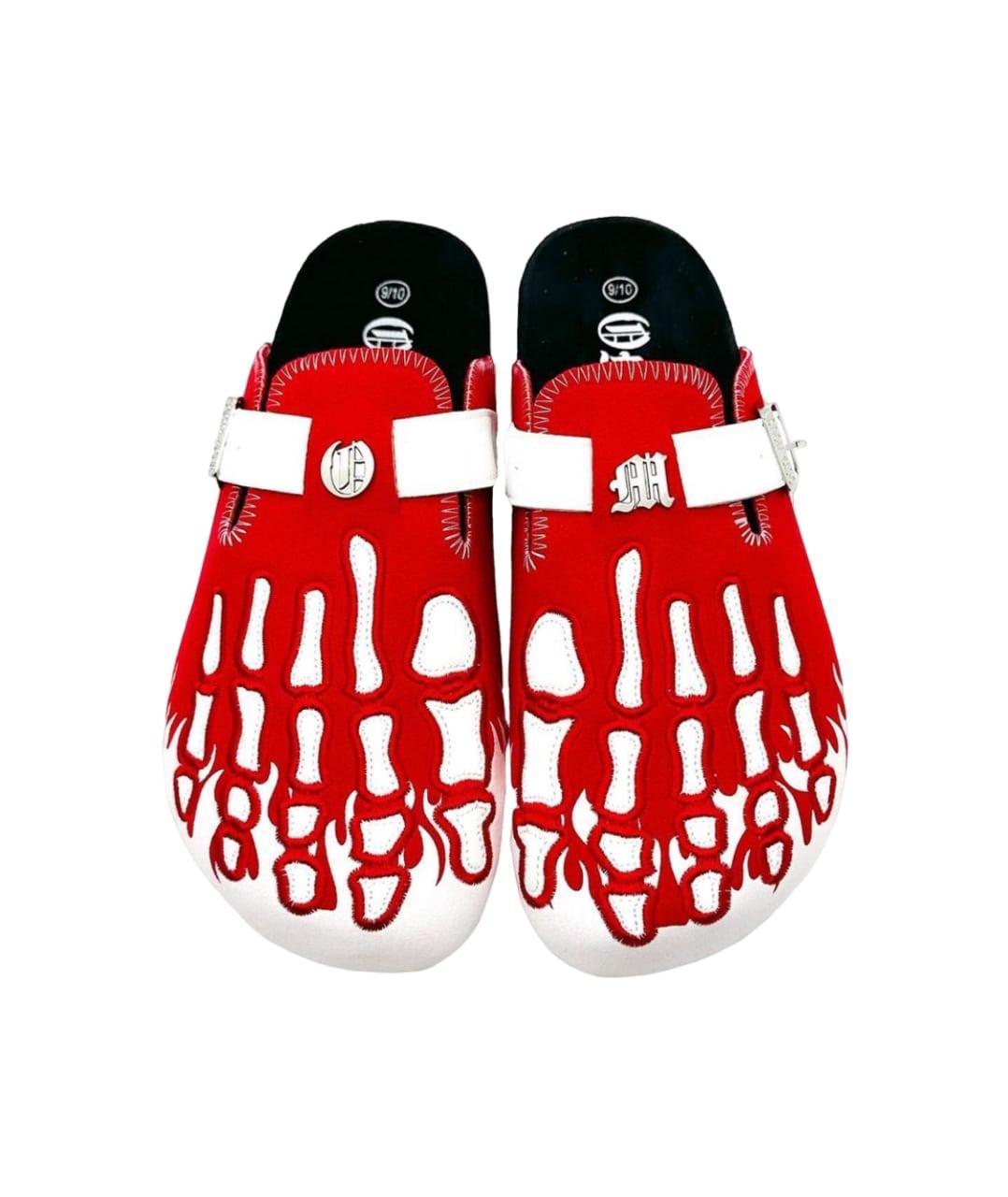 OMNEWYORK Octavious Marks Clog 'Sektor' in Red for Men | Lyst
