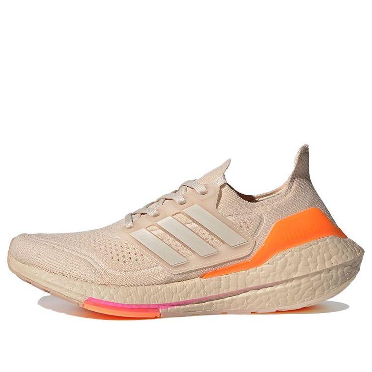 adidas Ultraboost 21 'halo Ivory Ultra Pop' in Natural | Lyst