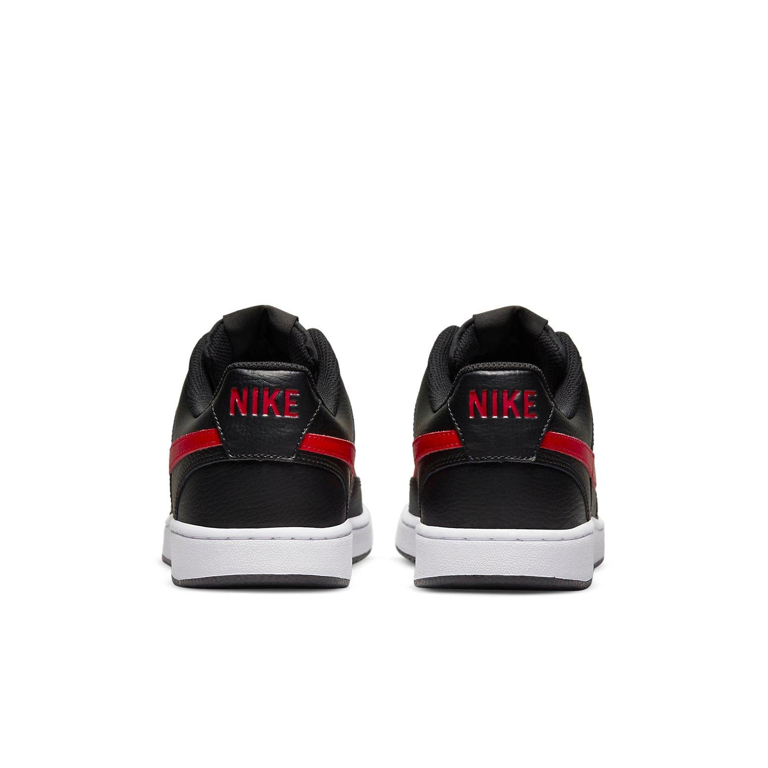 nike court vision low red and black
