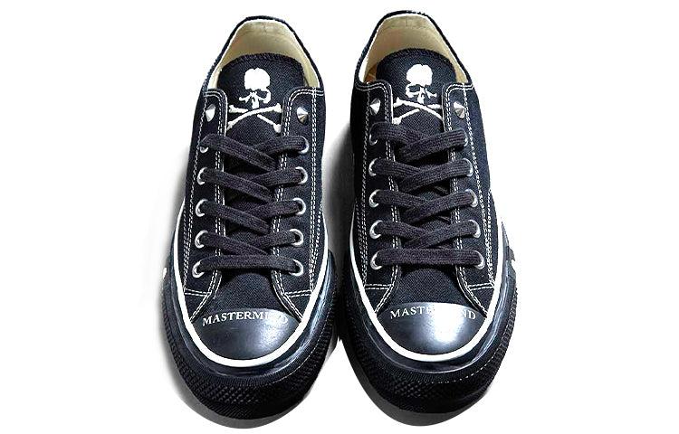 完売 26.5cm MASTERMIND JAPAN × VANS V98OG MASTERMIND TOKYO 限定カラー VANS VAULT (バンズボルト) Mastermind JAPAN (マスターマインド ジャパン) ローカットスニーカー ブラック  サイズ:26.5