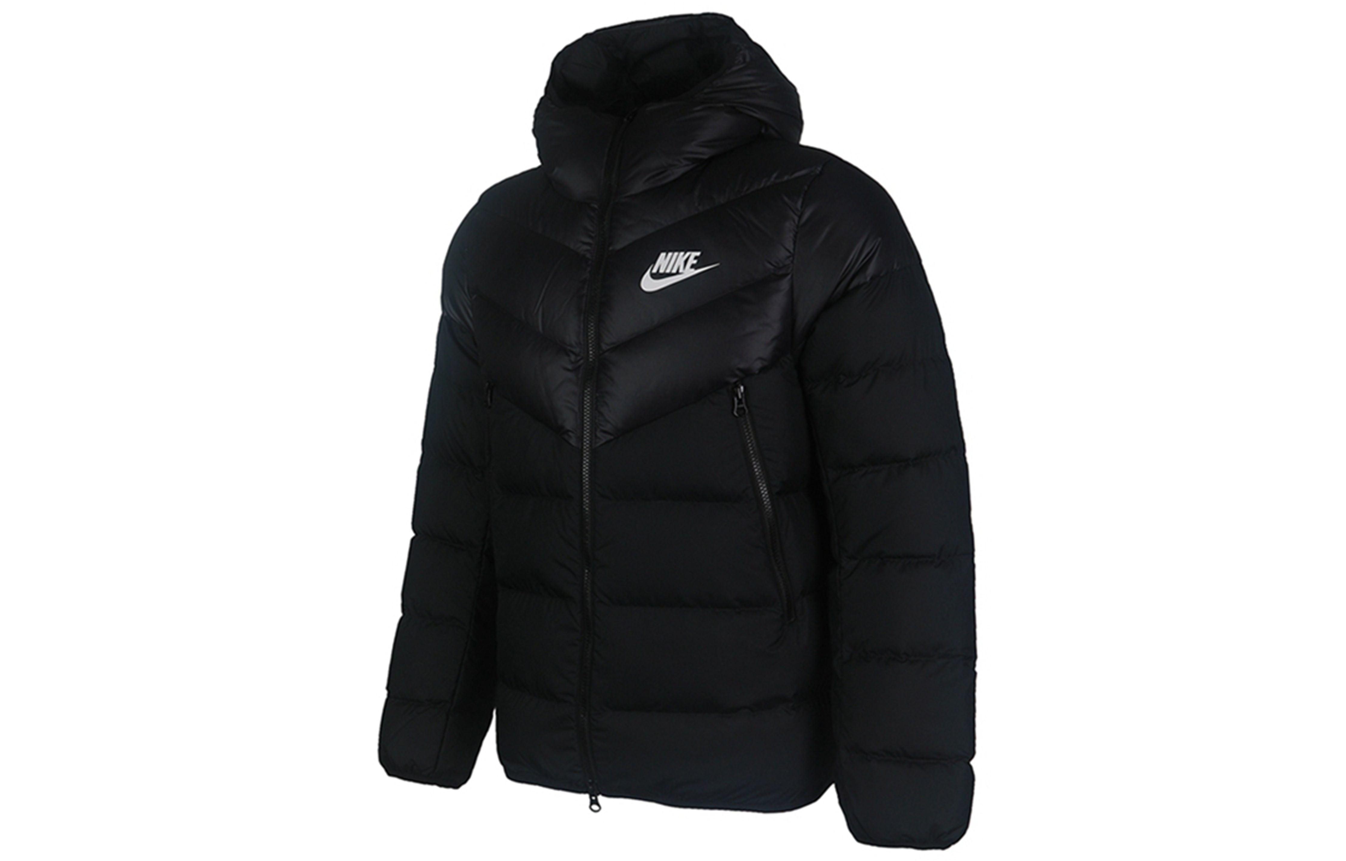 Nike Sportswear Down Fill Sports Hooded Down Jacket in Blue for