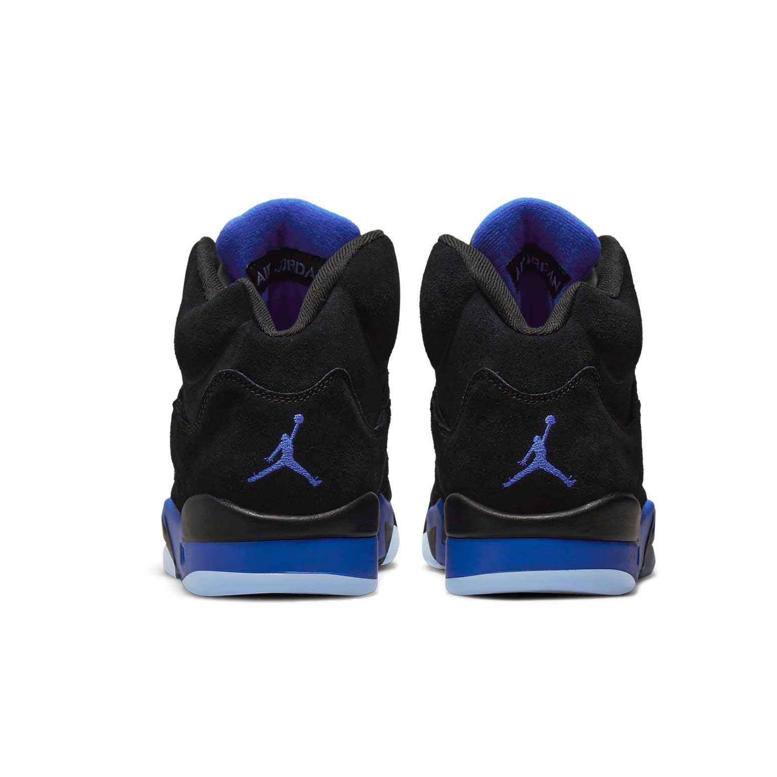 jordan retro 5 blue and black