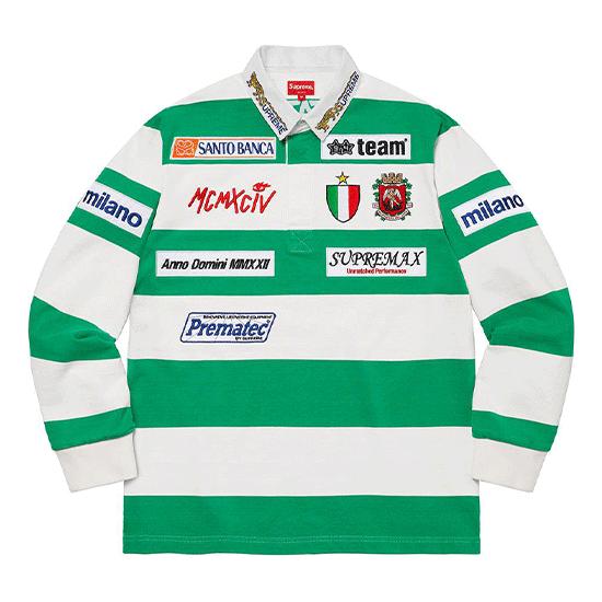 Supreme Stripe Rugby '' in Green for Men | Lyst UK