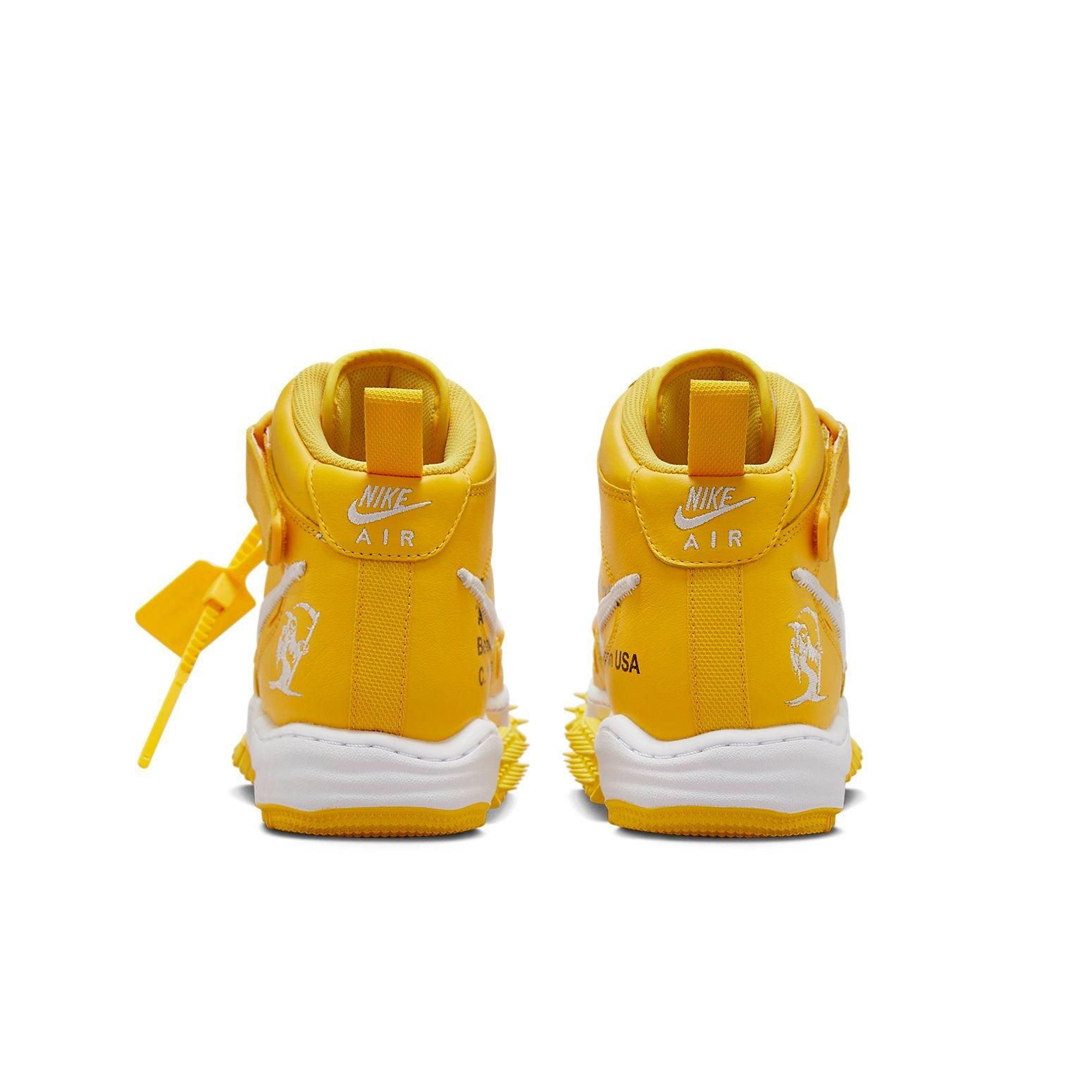 nike air force off white yellow