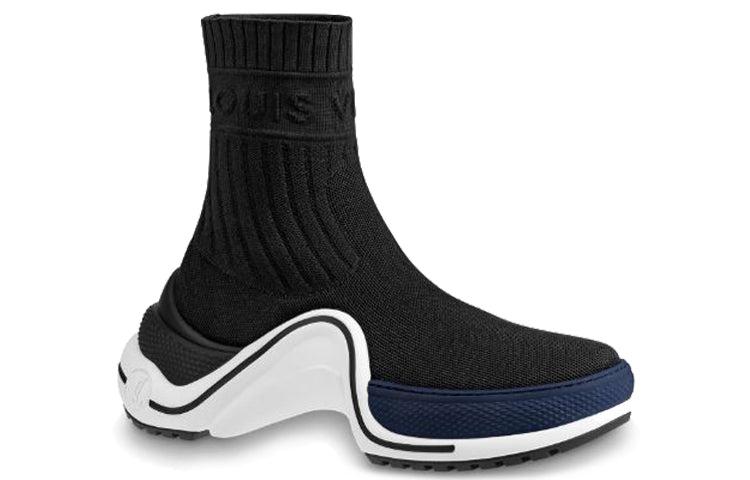 WMNS) LOUIS VUITTON LV Archlight High-Top Sneakers Black/White