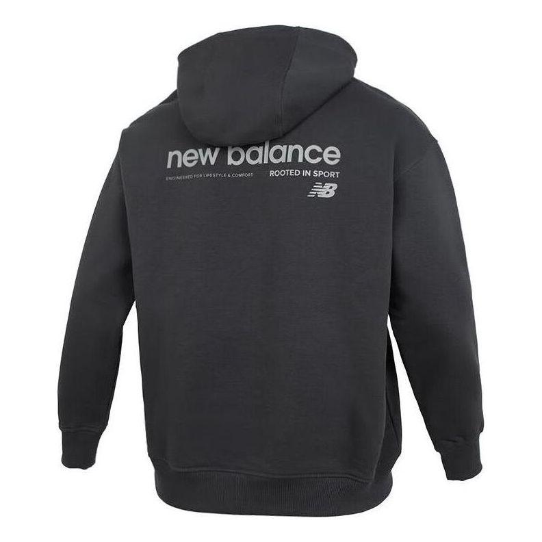 Jaket New Balance New Balance Embroidery Nb Logo Hoodie in Grey for Men | Lyst UK