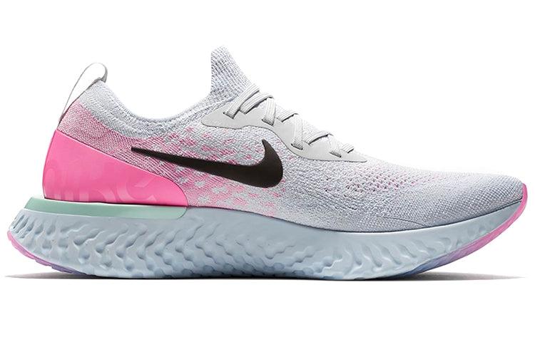 Nike Epic React Flyknit 'pink Beam' in White for Men | Lyst