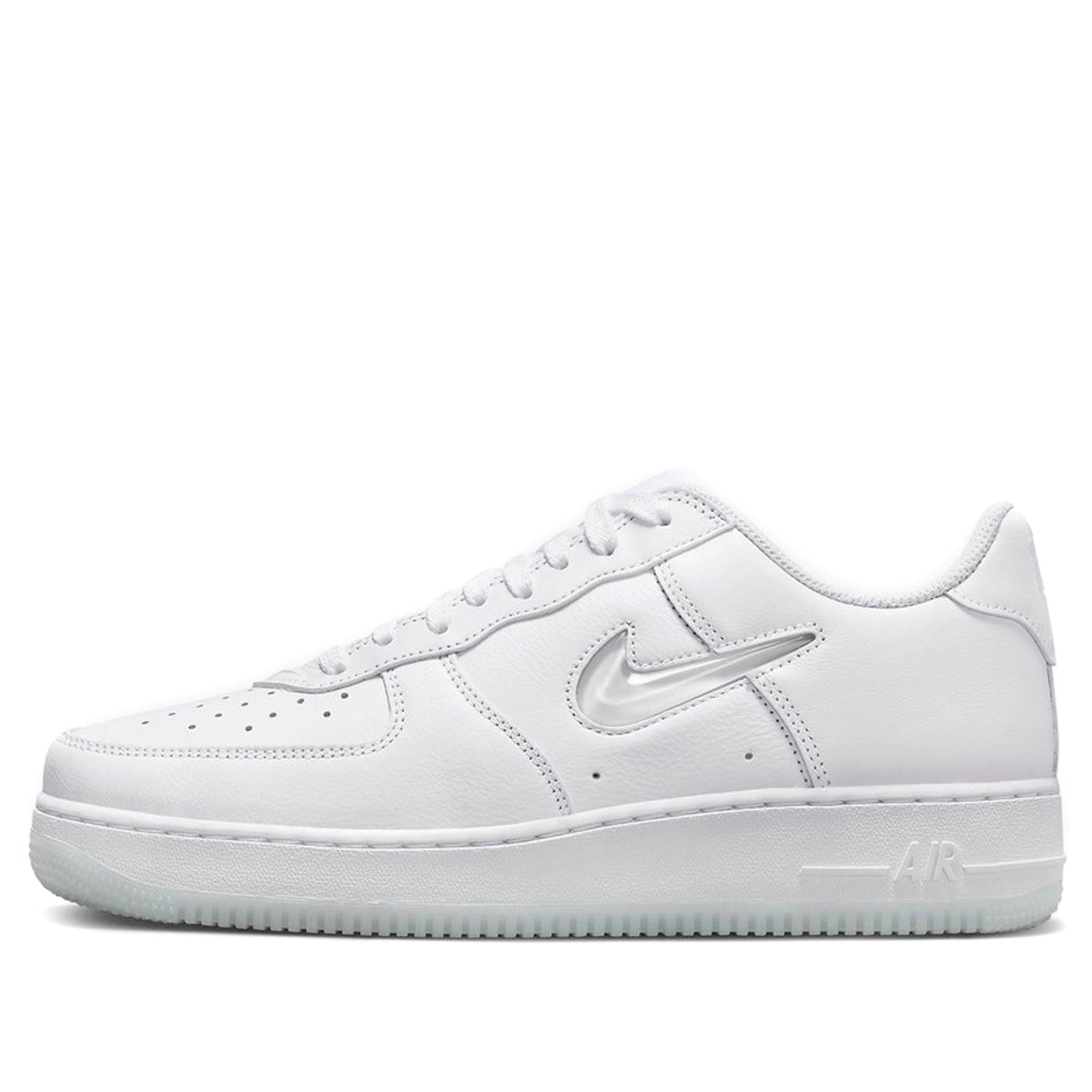 Nike Air Force 1 Low 0 Retro 'color Of The Month Jewel Swoosh Triple White'  for Men | Lyst