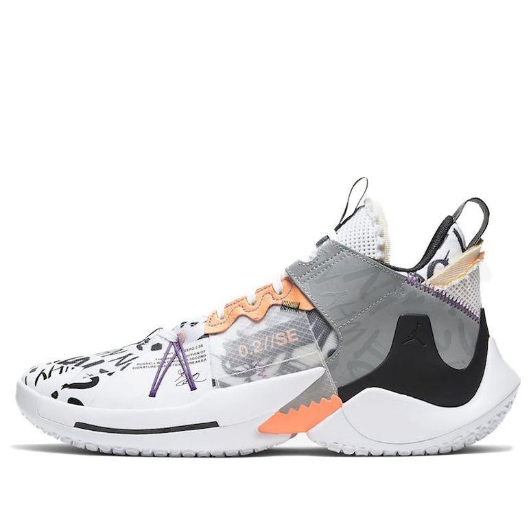Nike Nike Jordan Why Not Zer0.2 Se 'orange Pulse' in White for Men | Lyst