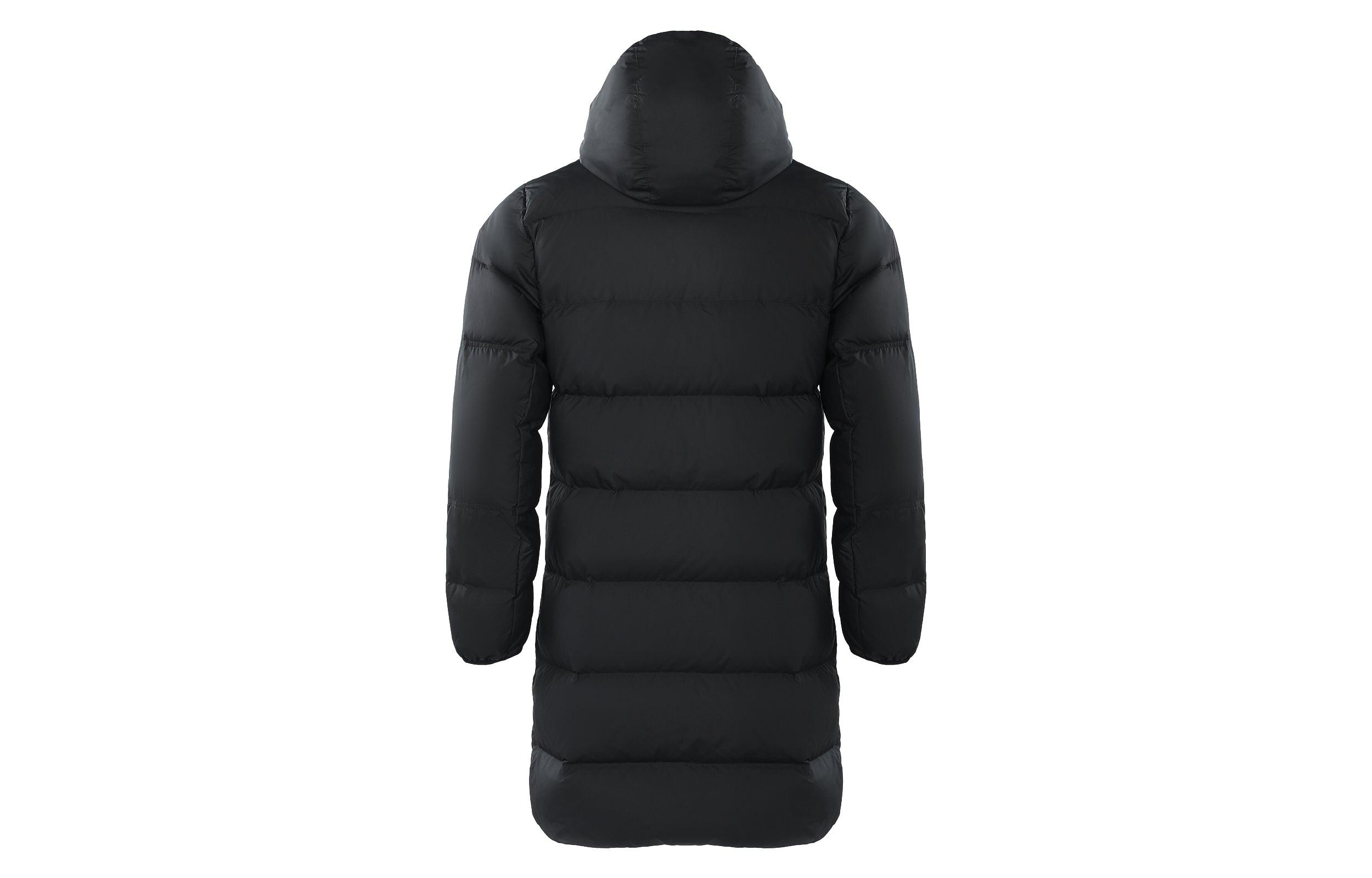 nike sportswear windrunner down fill men's hooded jacket black