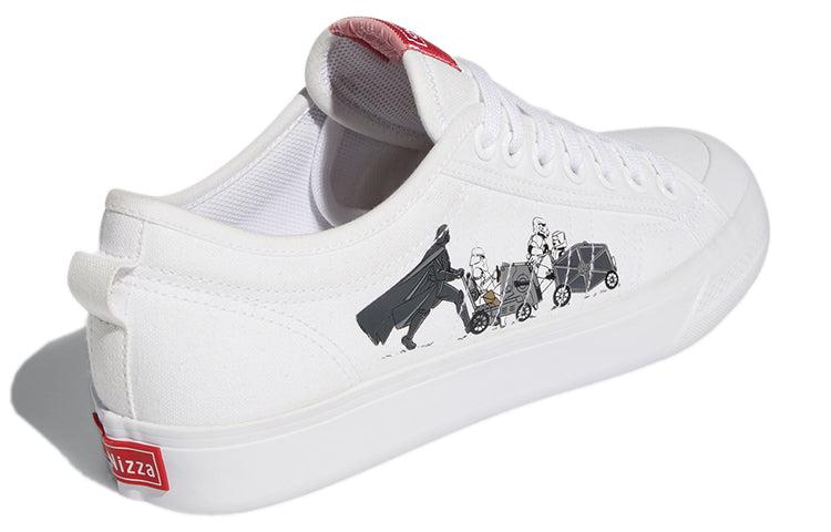 adidas originals nizza x star wars trainers in white