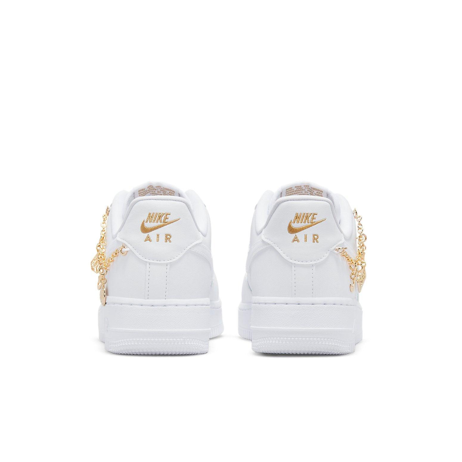 nike gold chain air force 1