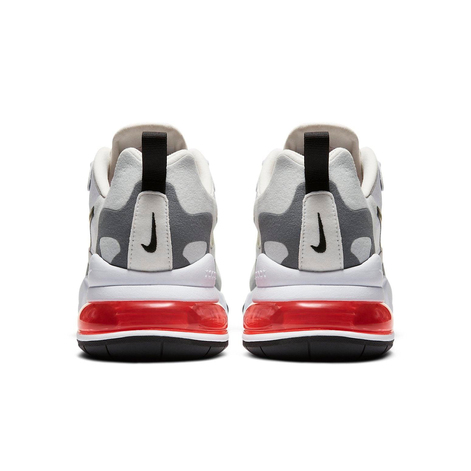 grey and red air max 270 react