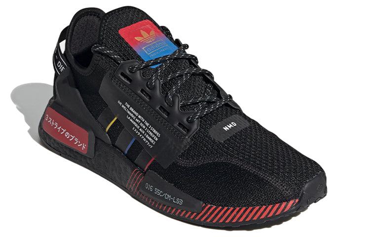 adidas nmd r1 v2 black red blue