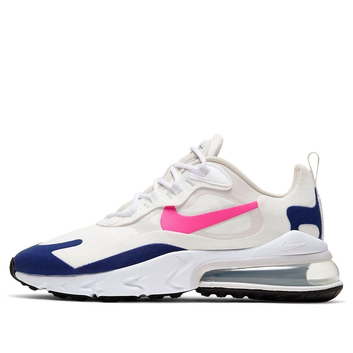 nike air max 270 react pink white