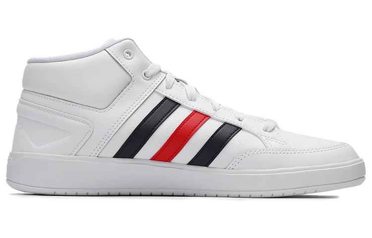 adidas All Court Mid Shoes Black/white/red for Men | Lyst