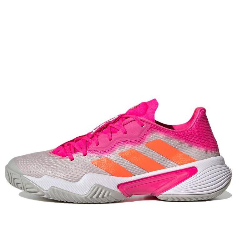 adidas Barricade Tennis Shoes 'grey Shock Pink' | Lyst