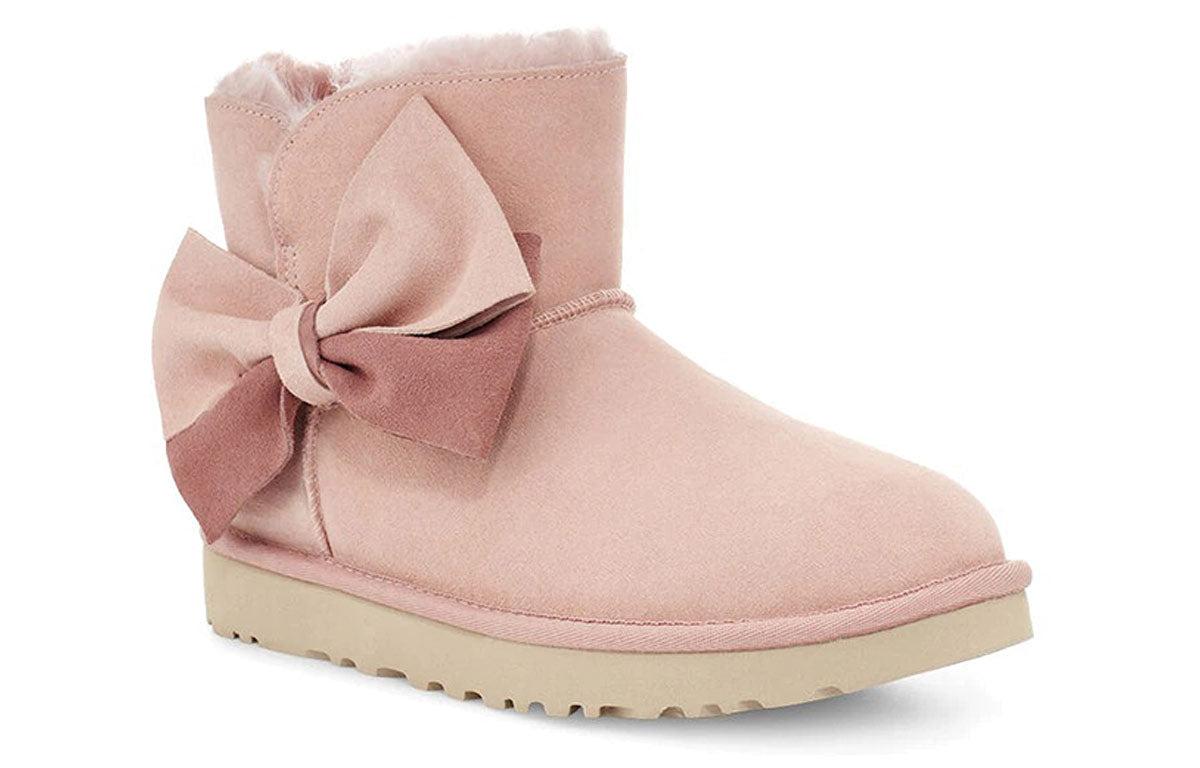 UGG (Wmns) Classic Mini Two-Tone Bow in Pink Lyst UK