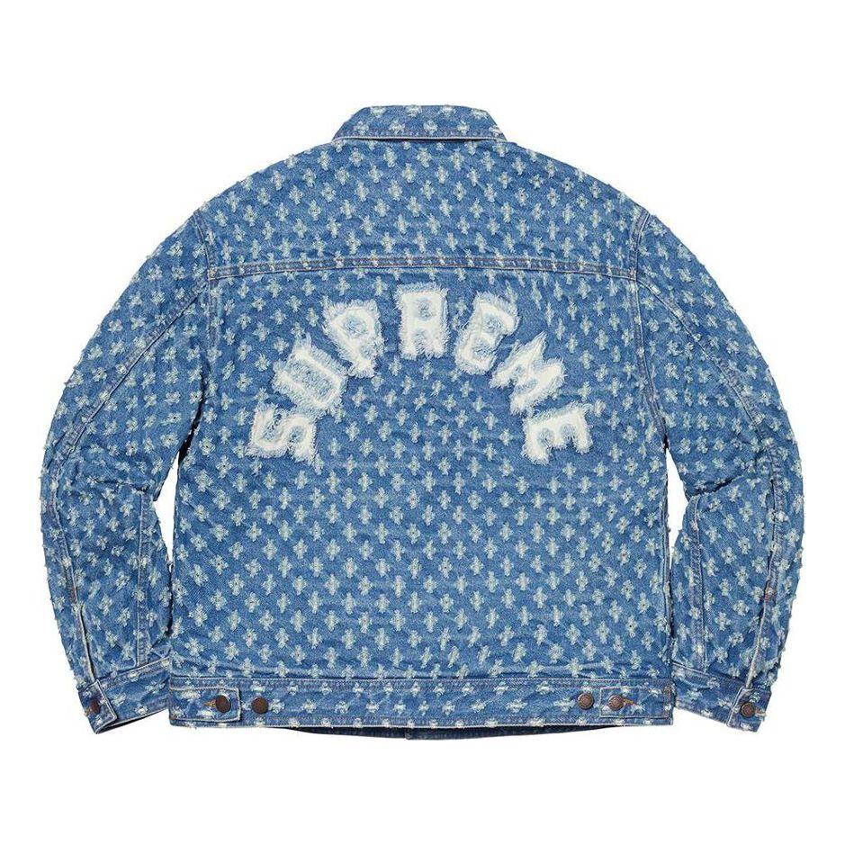 Gジャン/デニムジャケット M Hole Punch Denim Trucker Jacket blue Supreme Hole Punch Denim Trucker Jacket in Blue for Men | Lyst UK