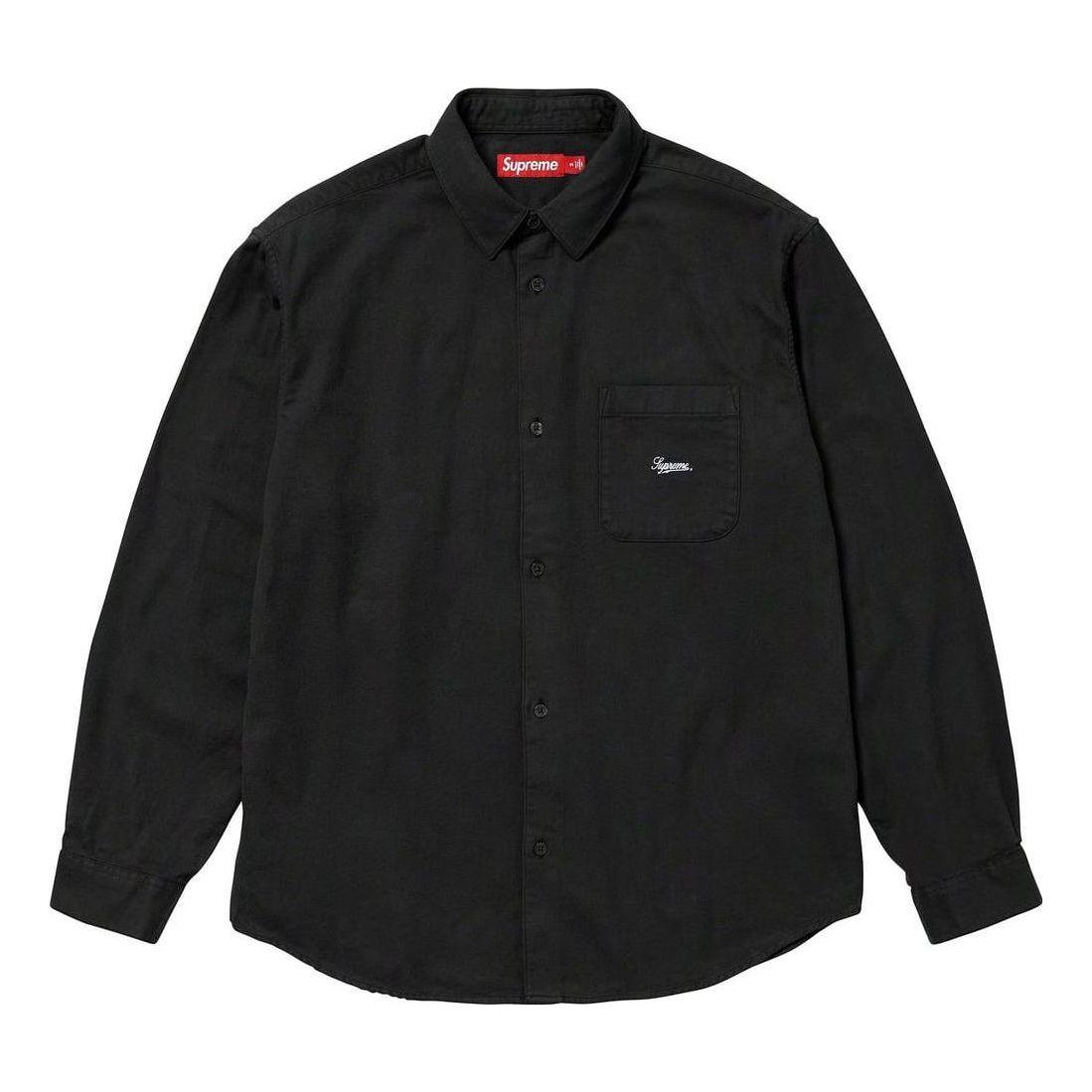 Supreme】Washed Corduroy Shirt☆Black☆25SS☆ Supreme Washed