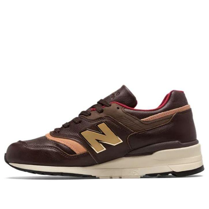 New Balance 997 ' Leather' in Brown for Men | Lyst