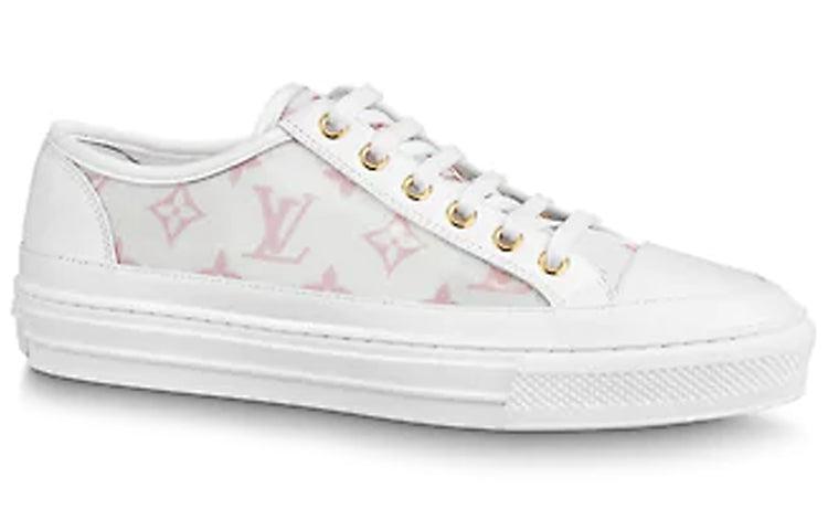 Louis Vuitton Lv Stellar Casual Shoes Pink in White