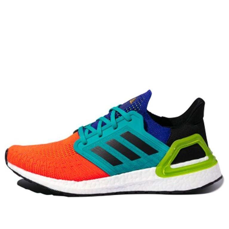 adidas Ultraboost 20 Shoes Blue/green/orange for Men Lyst UK