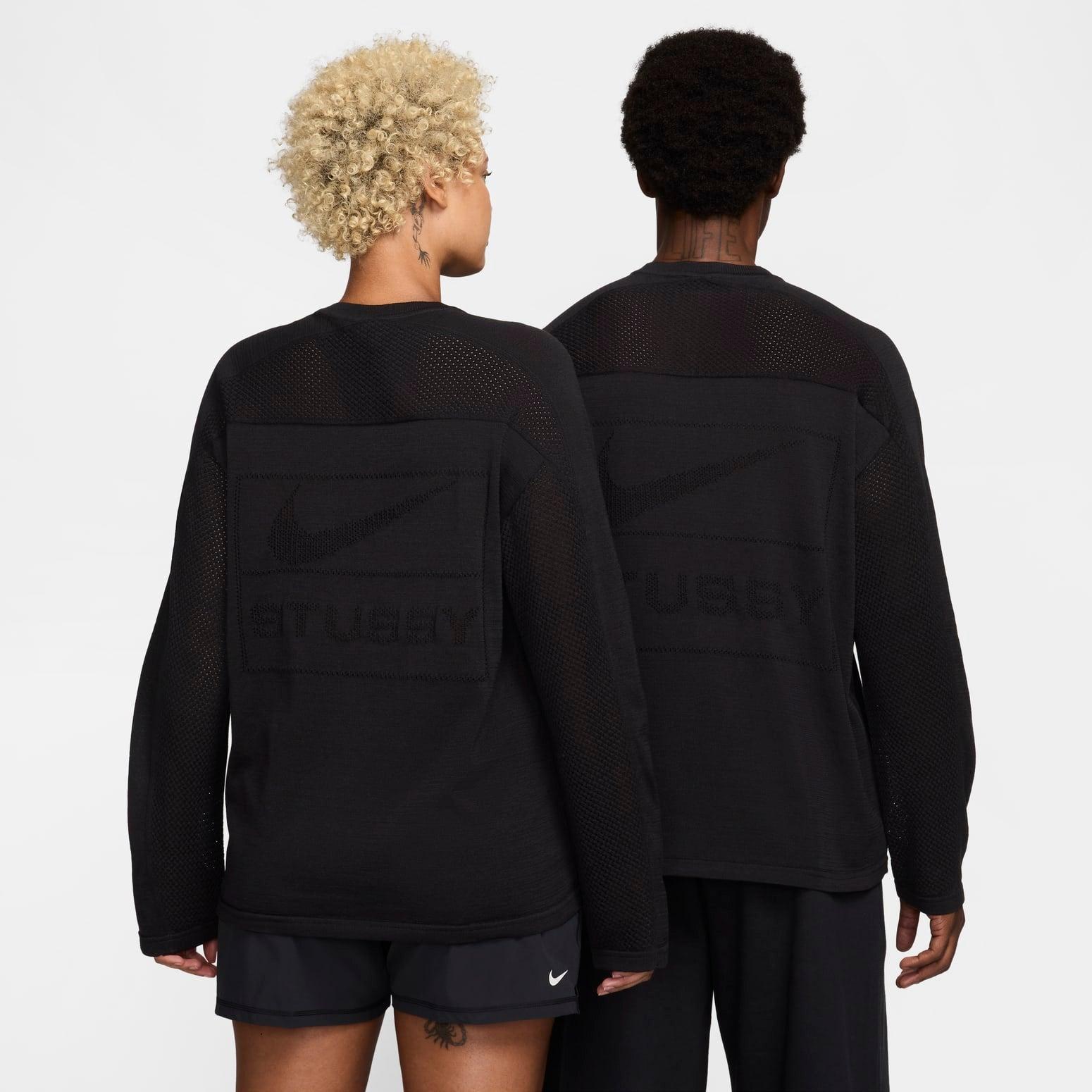 大人気 ☆NIKE X STUSSY☆ L/S JERSEY BLACK Stüssy x Nike Knit Jersey 