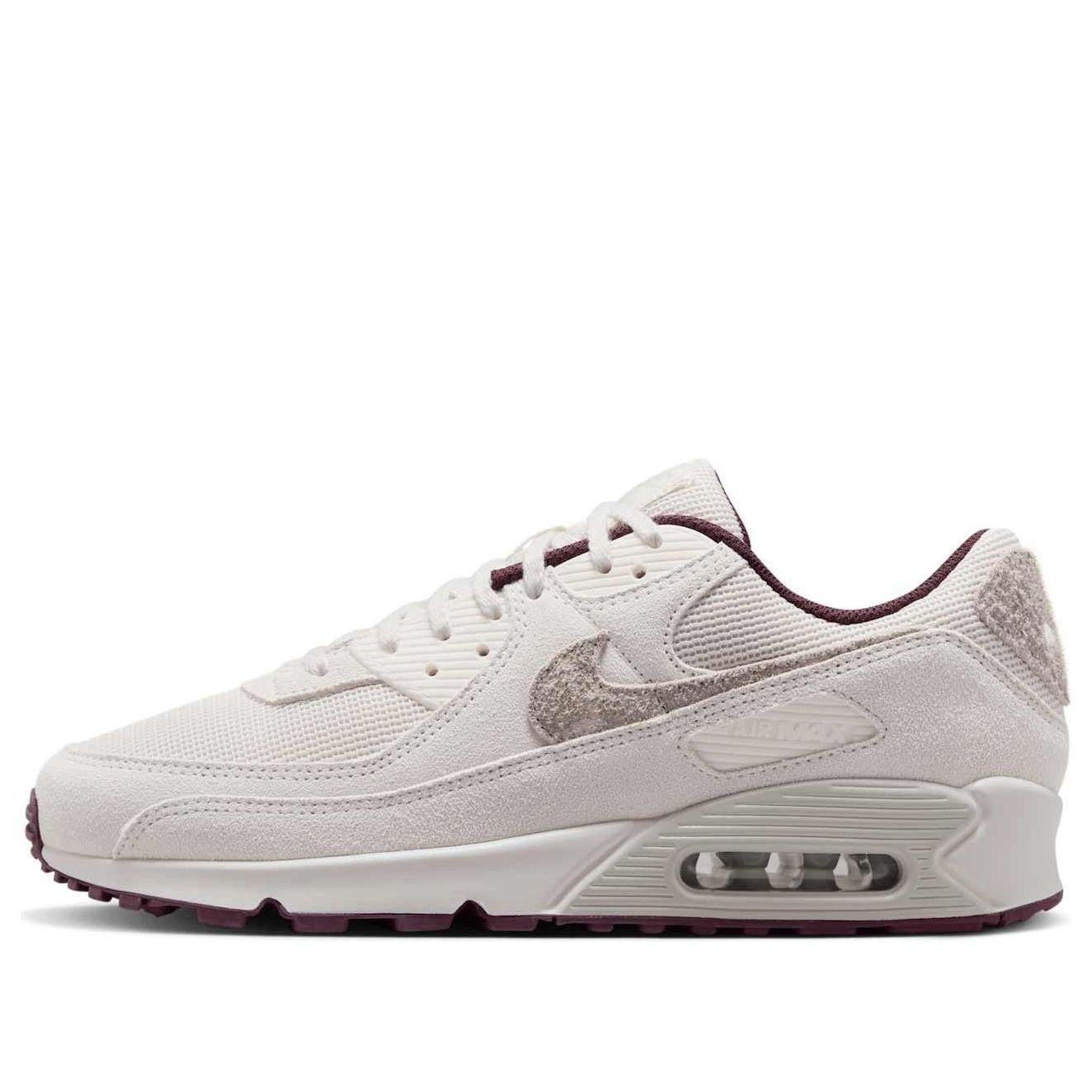burgundy and white nikes