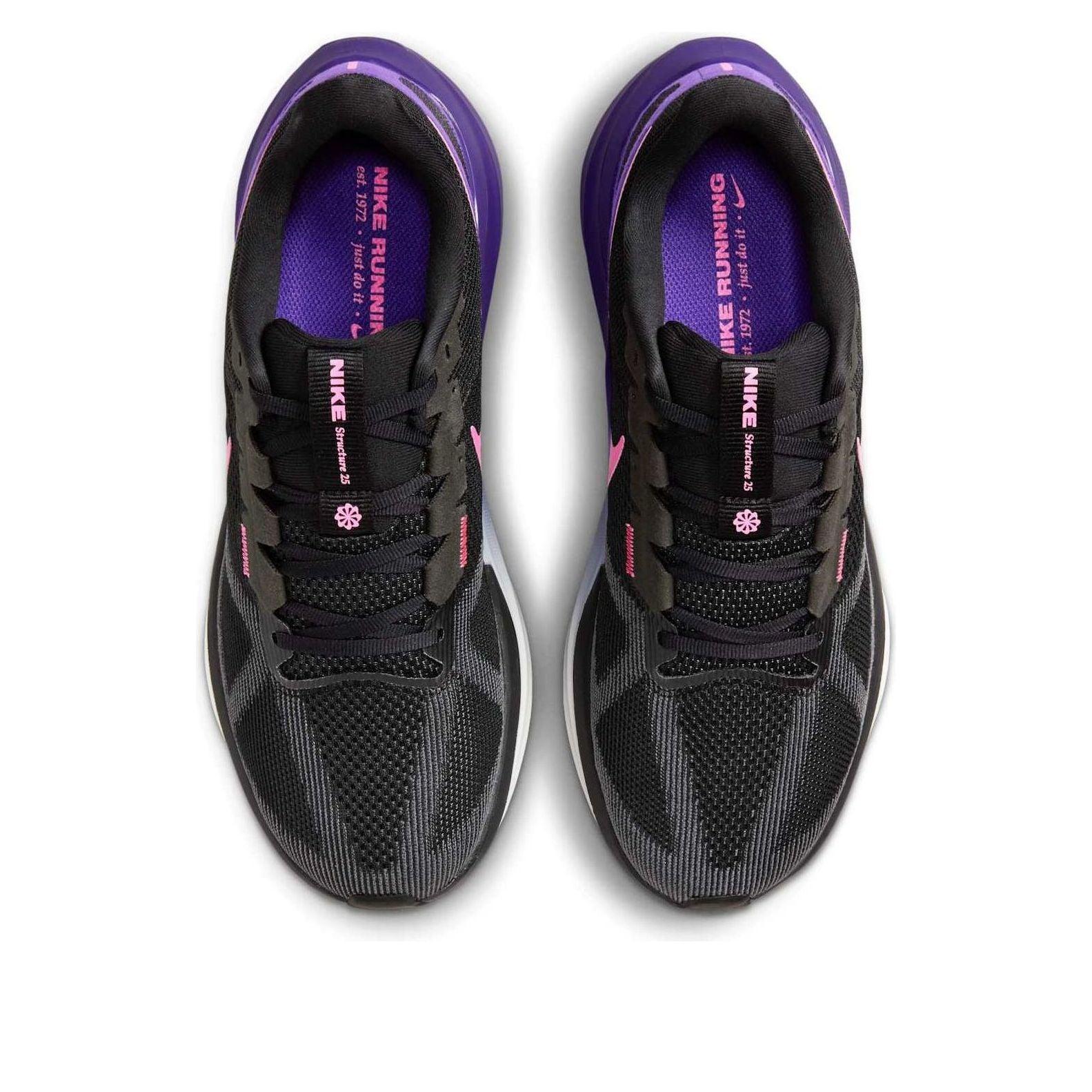 nike air zoom structure 22 black pink