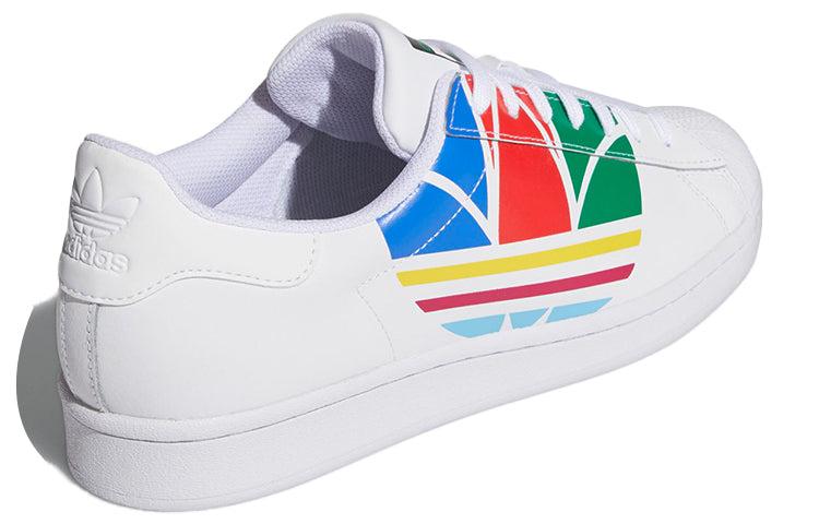 superstar colorful trefoil cloud white