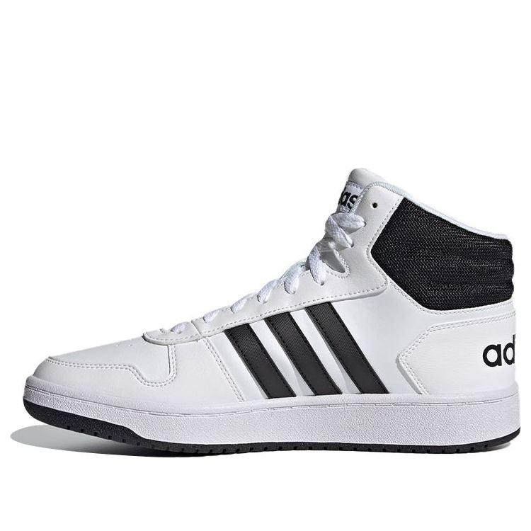 Adidas Hoops 2.0 Mid Shoes White/black in Blue for Men | Lyst
