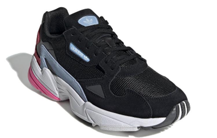 Adidas black deals falcon shoes