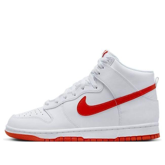 Nike Dunk High 'white Picante Red' for Men | Lyst