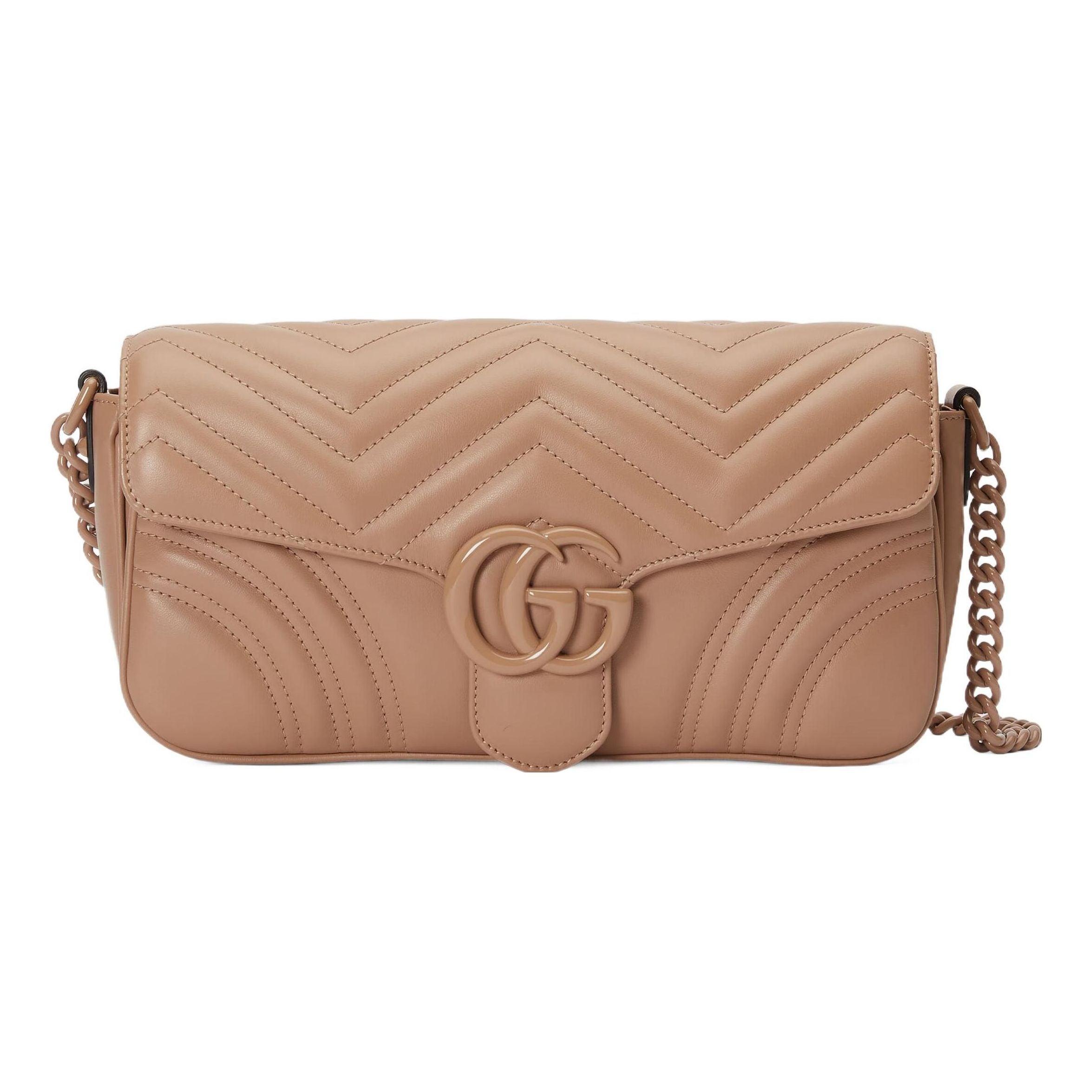 Gucci Wmns Gg Marmont Matelasse Shoulder Bag Rose in Brown Lyst UK