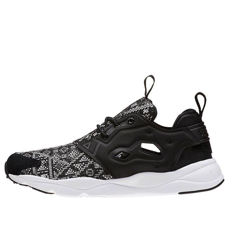 Reebok Furylite Gt Running Shoes Black/white/grey | Lyst