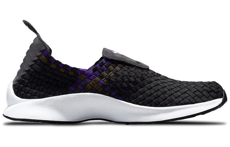 Nike Air Woven Breathable Low-top Sports Running Shoes Black/purple in Blue  for Men | Lyst