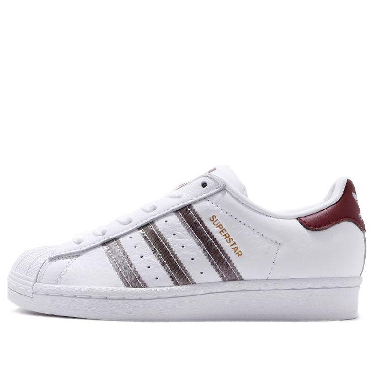 adidas Originals Adidas Superstar 'collegiate Burgundy' in White for ...