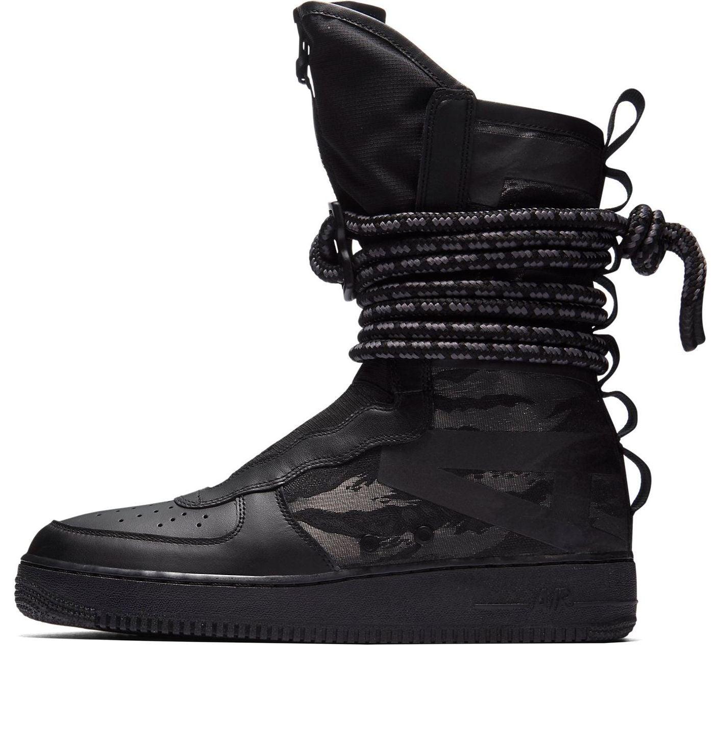 Nike sf air force 1 hot sale boot black