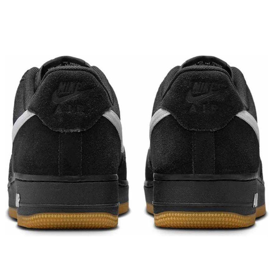 black air force gum sole