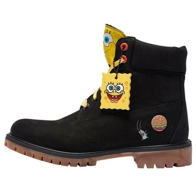 mens timberland boots spongebob