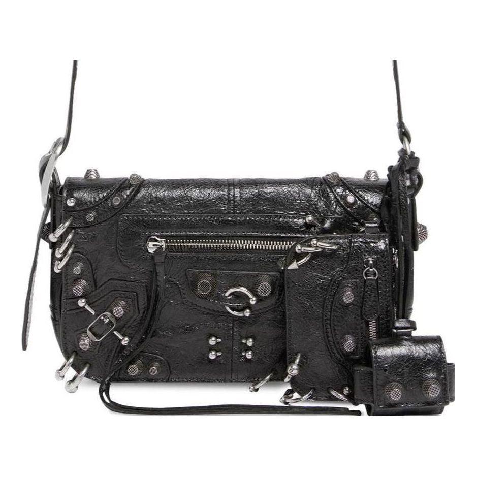 Balenciaga (Wmns) Le Cagole Xs Flap Bag With Piercings in Black