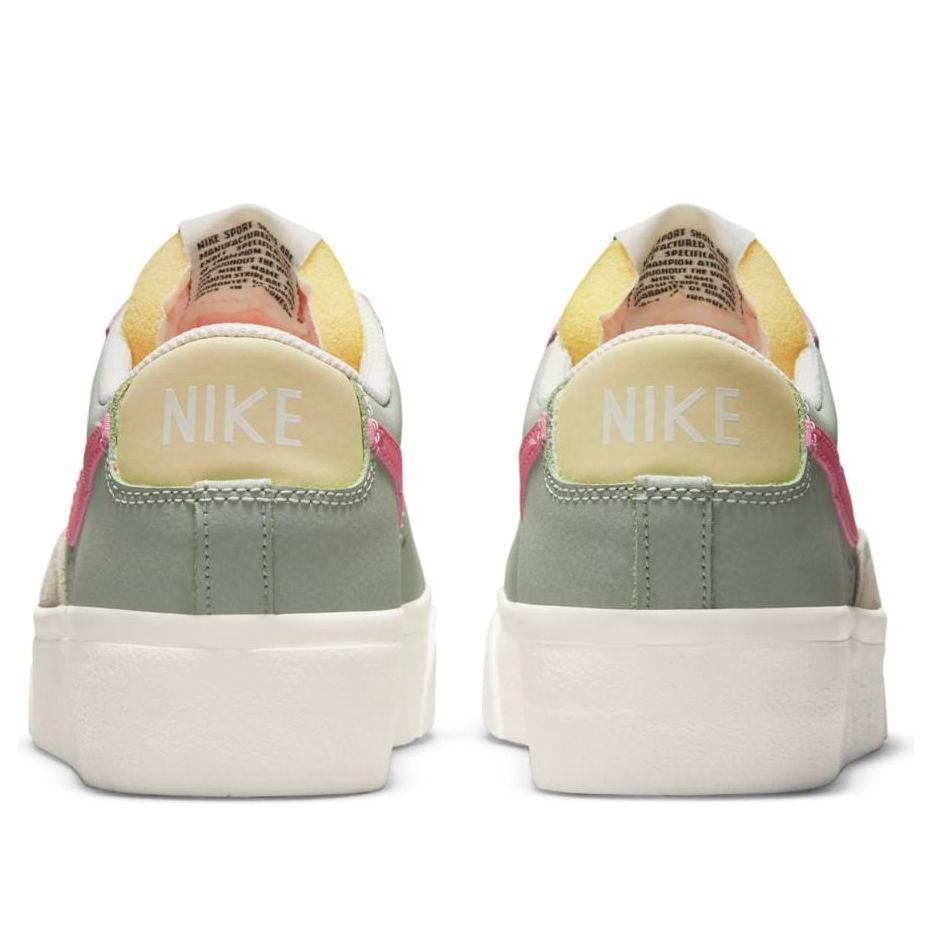 nike wmns blazer low platform seafoam