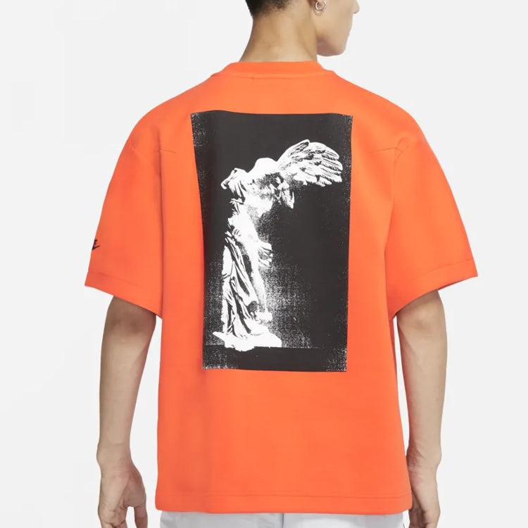 Nike Sportswear Nsw Tech Fleece Short Sleeve in Orange for Men