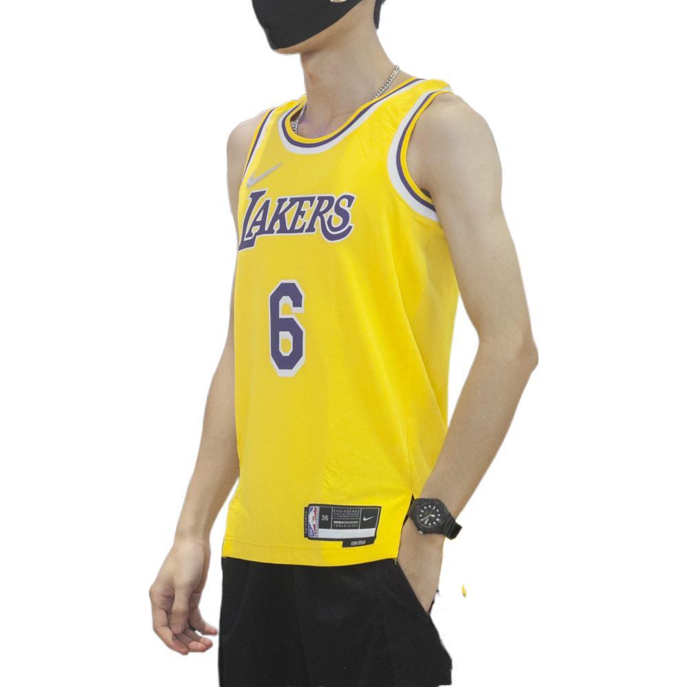Nike X Nba La Lakers Jerseys 'Lebron James 6' in Yellow for Men