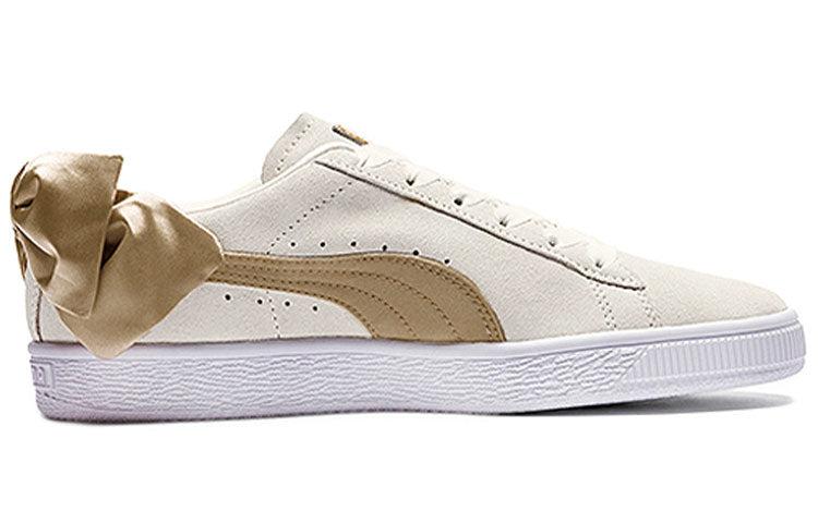PUMA Suede Bow Varsity in White | Lyst