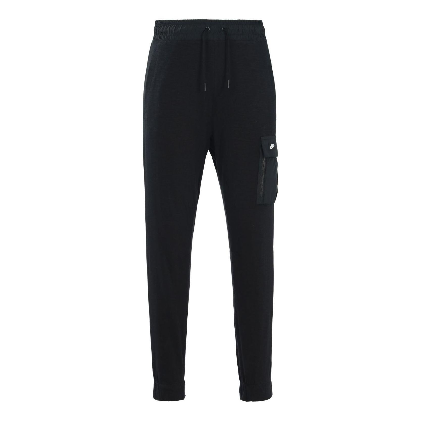 black nike cargo joggers mens
